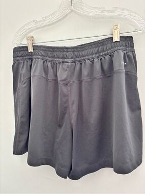 Nike Black Yellow Dri-FIT Elastic Waist Shorts Unisex Sport Elastic Waist 32x4